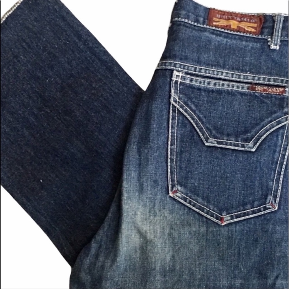 Vintage Brittania High Rise Raw Hem 70’s Disco Mom Jean 11